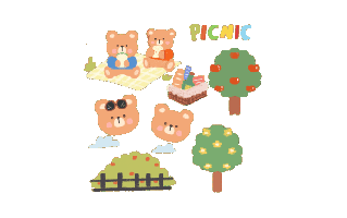 Outing Free Sticker PNG