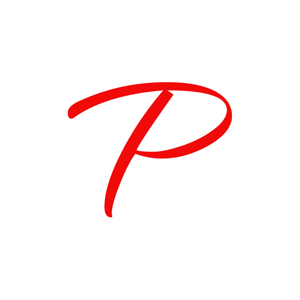 P Alphabet Red Transparent Clipart