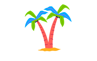 Palm Tree Free Sticker PNG