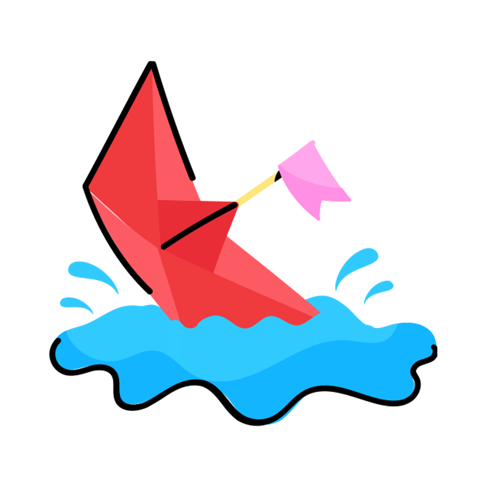 Paper Bboat Free Sticker Transparent Photo