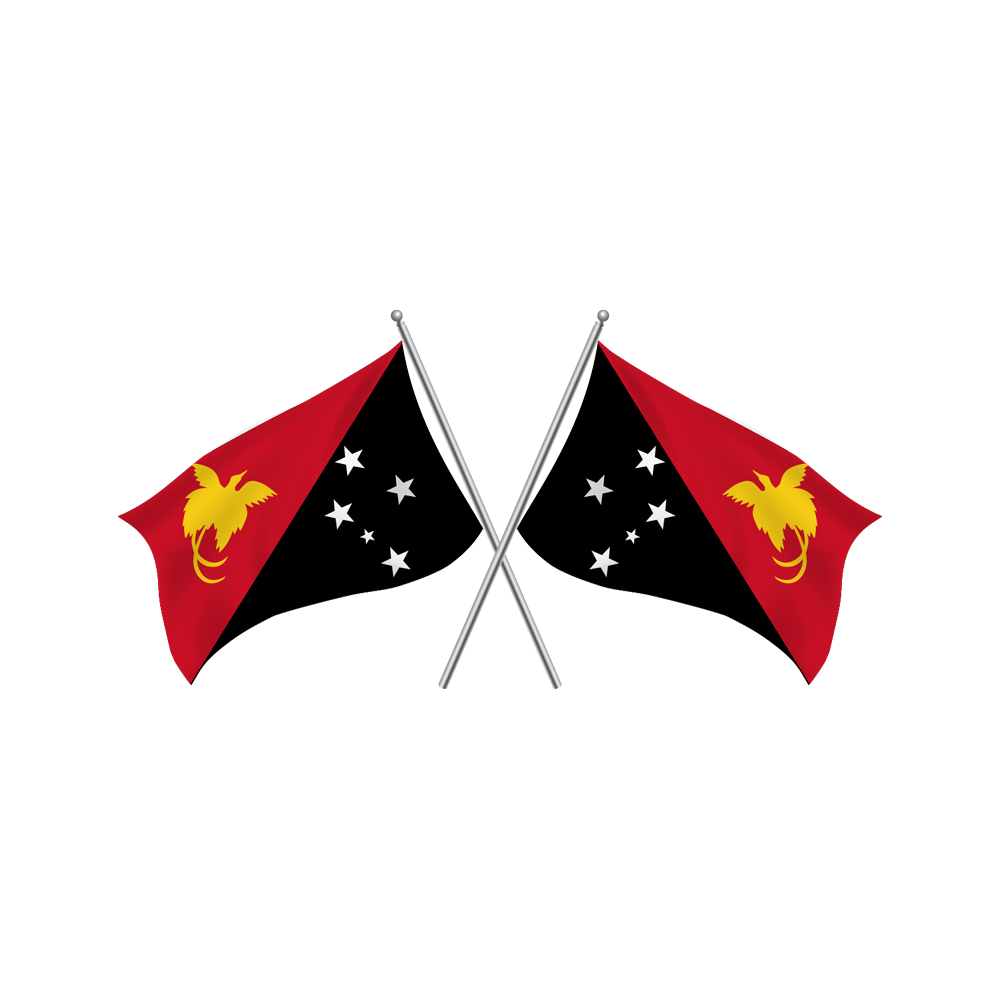Papua New Guinea Flag Transparent Photo
