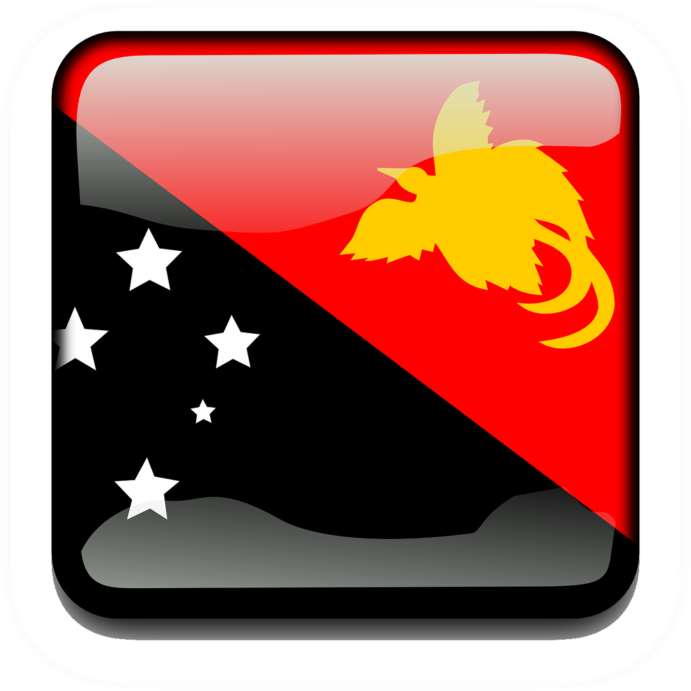 Papua New Guinea Flag Transparent Clipart
