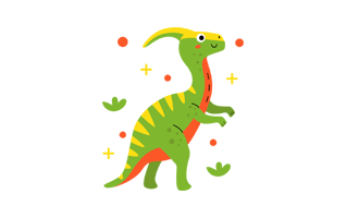 Parasaurolophus Free Sticker PNG