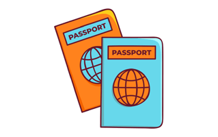 Passport Free Sticker PNG