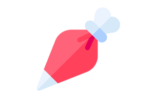 Pastry Bag Sticker PNG