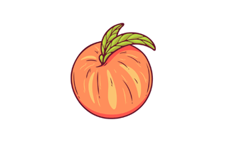 Peach Free Sticker PNG
