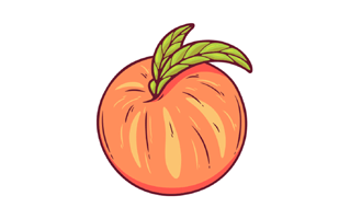 Peach Sticker PNG
