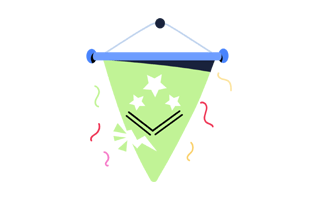 Pennant Sticker PNG
