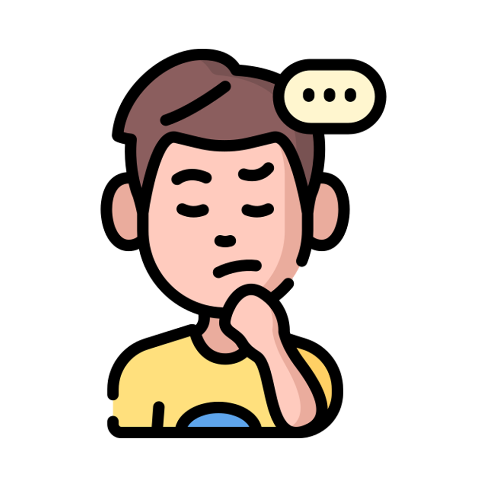 Pensive Free Sticker Transparent Photo
