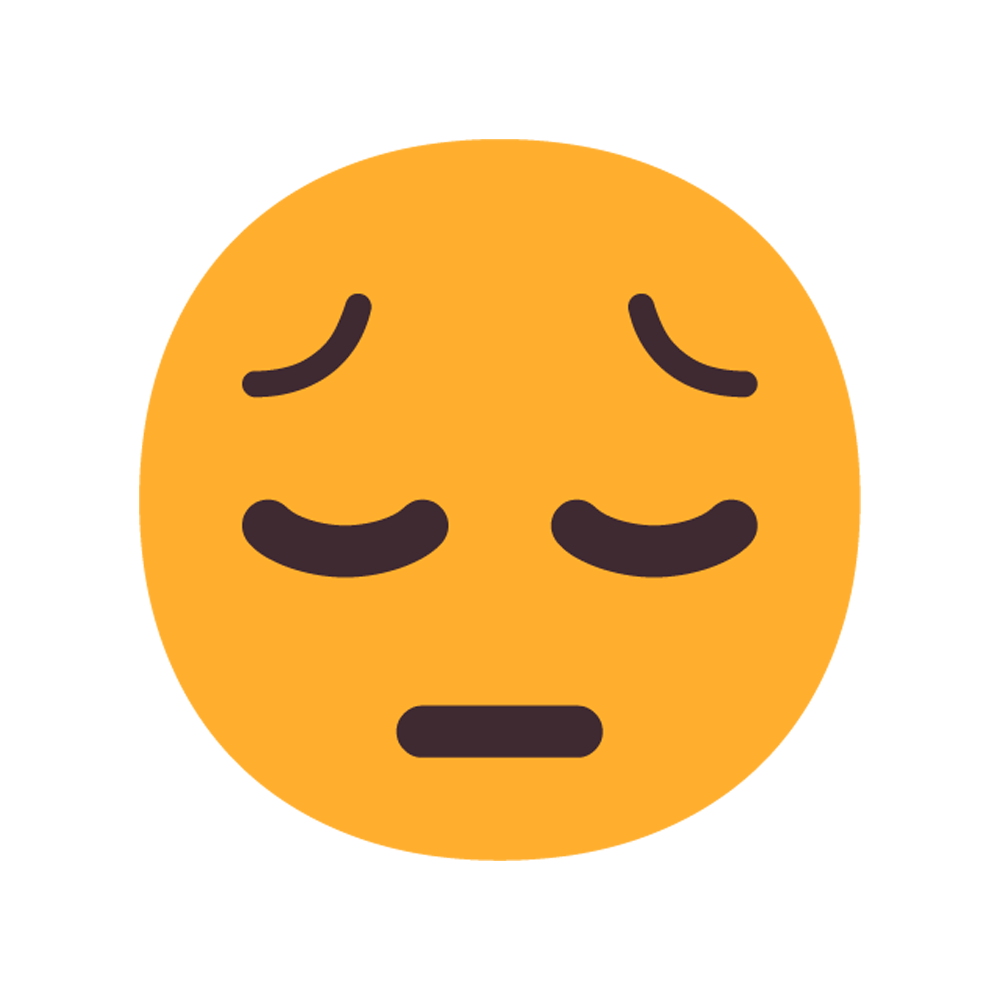 Pensive Sticker Transparent Picture