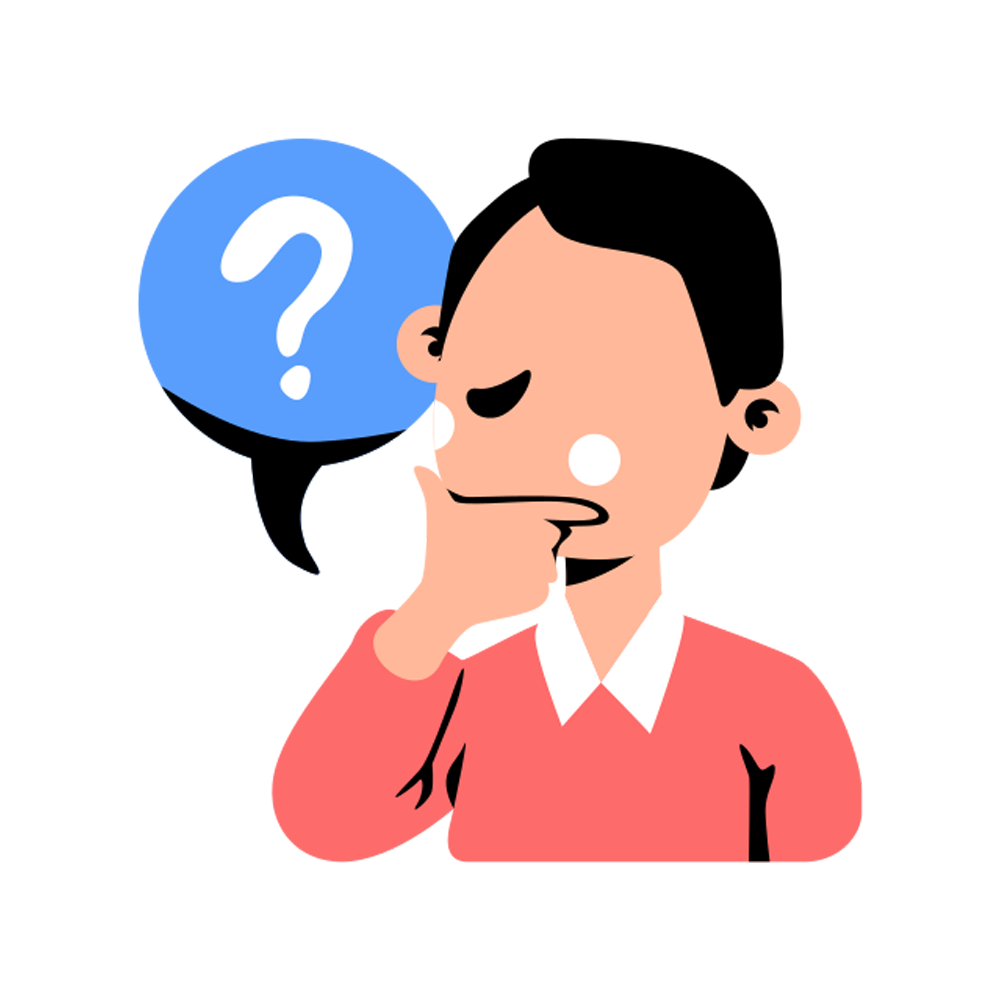 Pensive Sticker Transparent Clipart