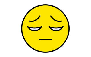 Pensive Sticker