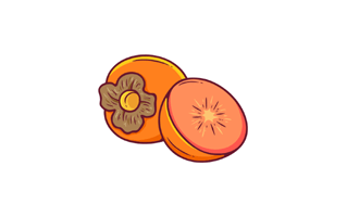 Persimmon Sticker PNG