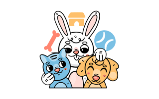 Pets Free Sticker PNG