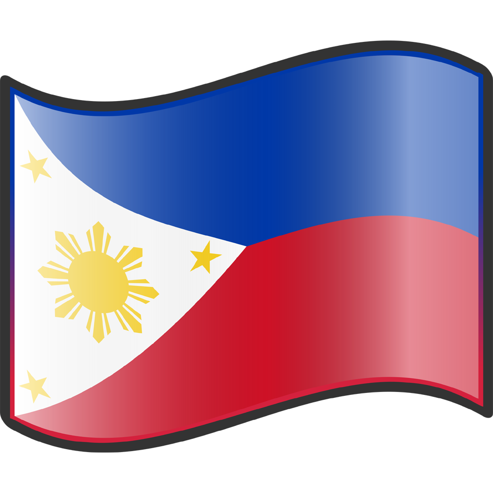 Philippines Flag Transparent Clipart
