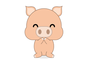 Pig Free Sticker PNG