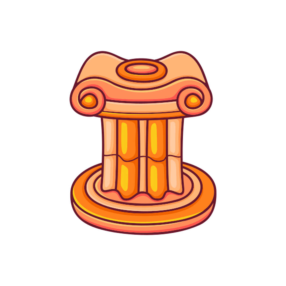 Pillar Free Sticker Transparent Image