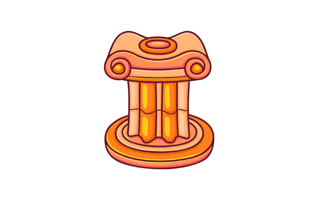 Pillar Free Sticker PNG