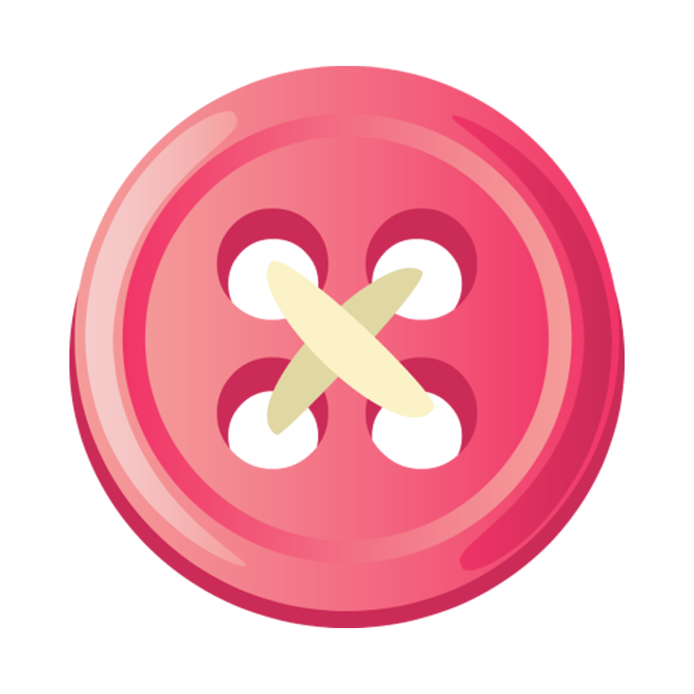 Pink Clothes Button Transparent Photo