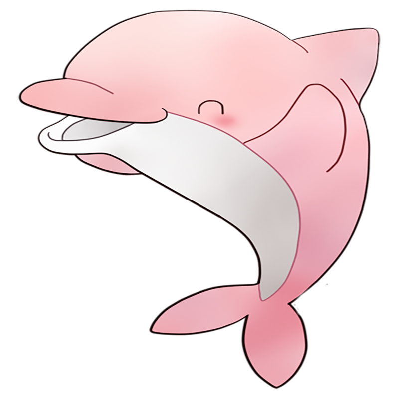 Pink Dolphin Transparent Clipart
