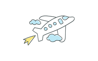 Plane Free Sticker PNG