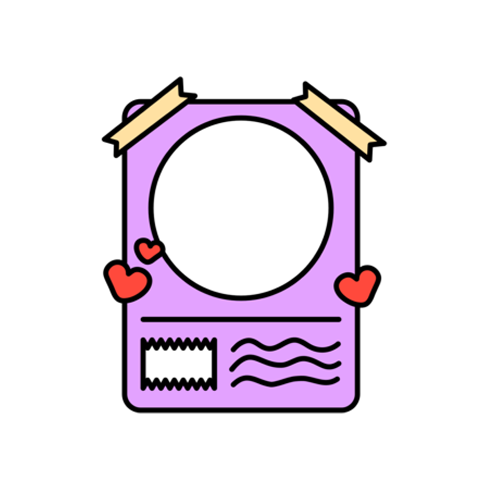 Polaroid Sticker Transparent Gallery