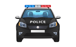 Police Car PNG