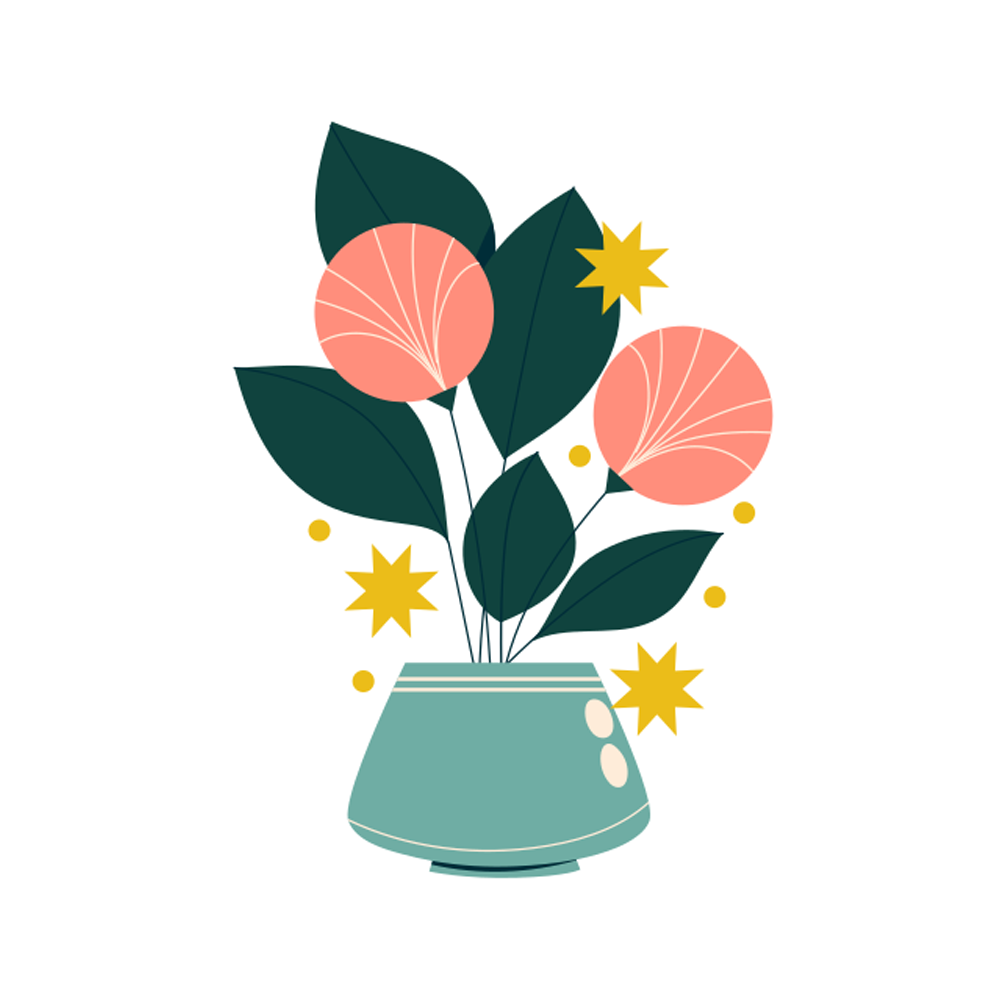 Pot Plant Free Sticker Transparent Clipart