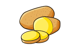 Potatoes Free Sticker PNG