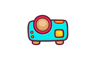 Projector Device Free Sticker PNG