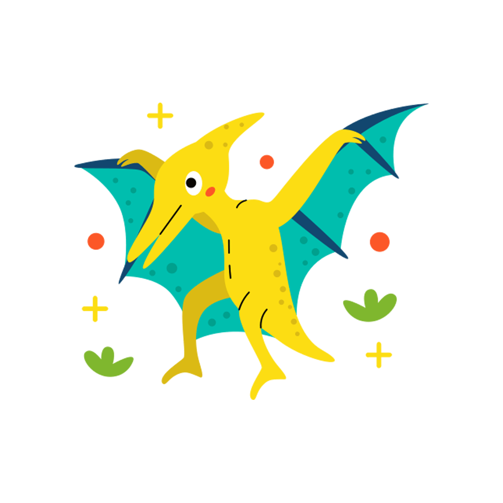 Pterodactyl Free Sticker Transparent Image