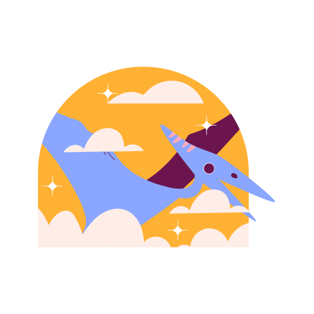 Pterodactyl Free Sticker Transparent Photo