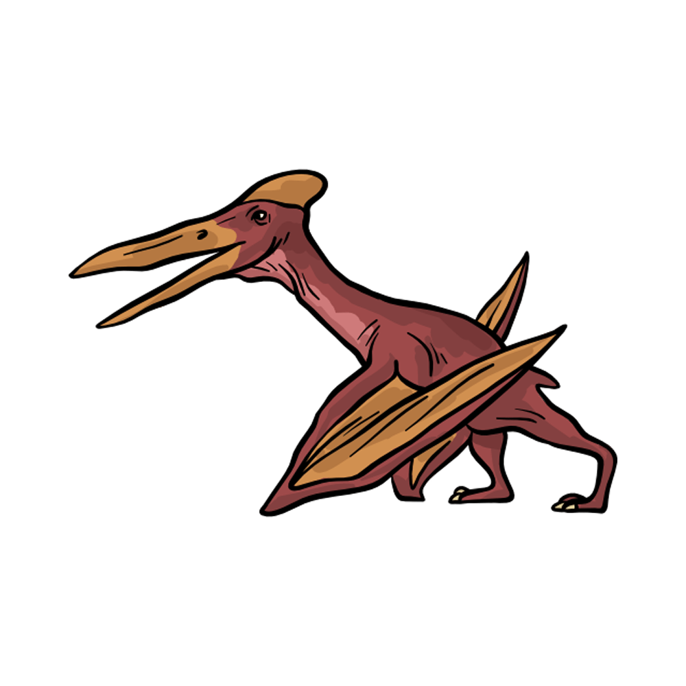 Pterodactyl Free Sticker Transparent Clipart