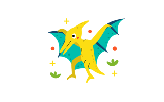 Pterodactyl Free Sticker PNG