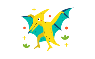 Pterodactyl Sticker PNG