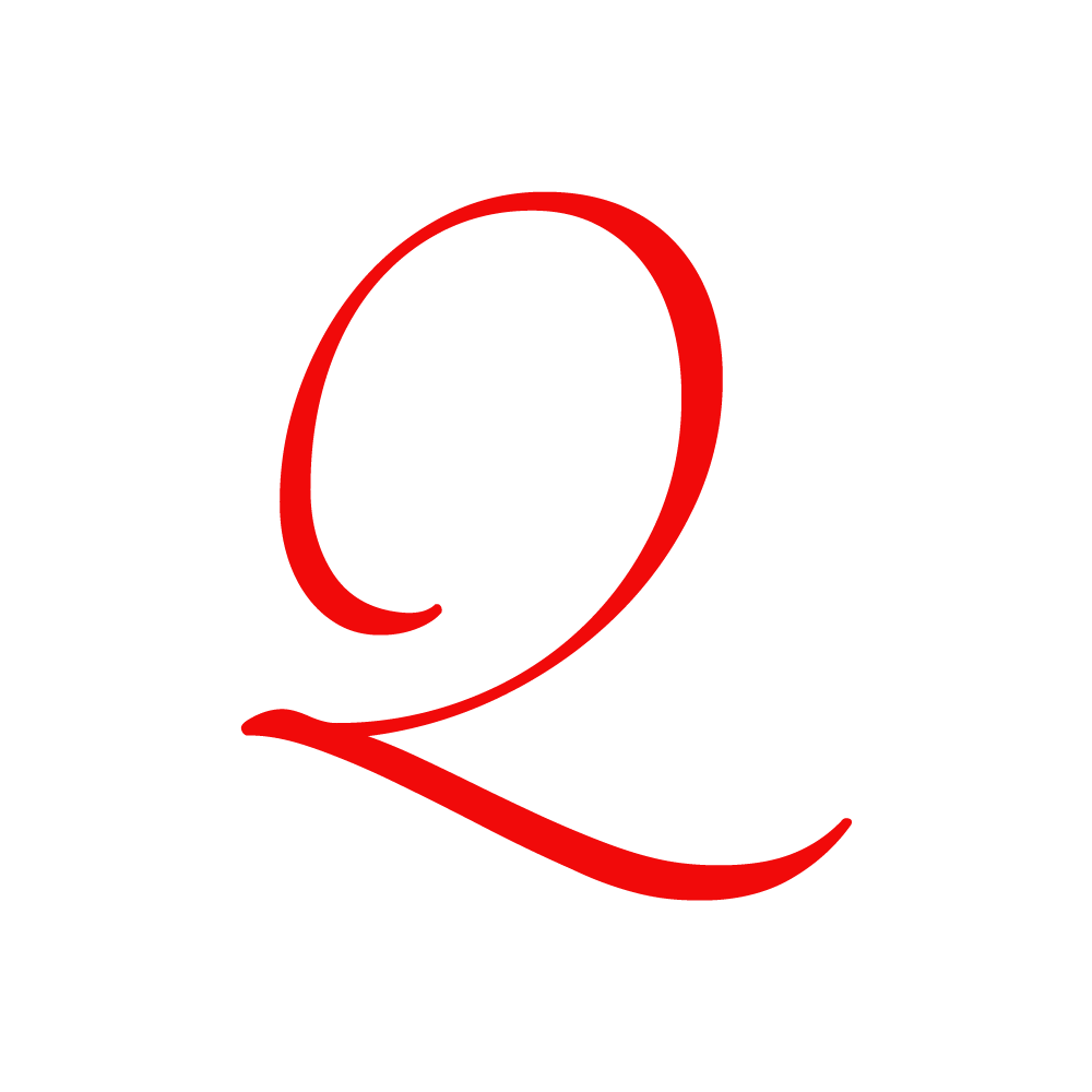 Q Alphabet Red Transparent Clipart