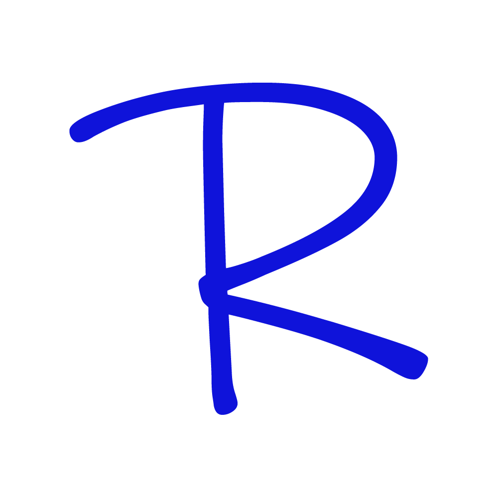 R Alphabet Blue Transparent Image