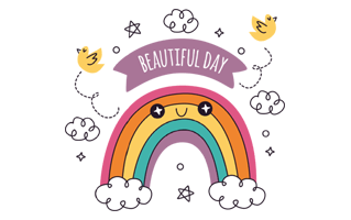 Rainbow Free Sticker PNG