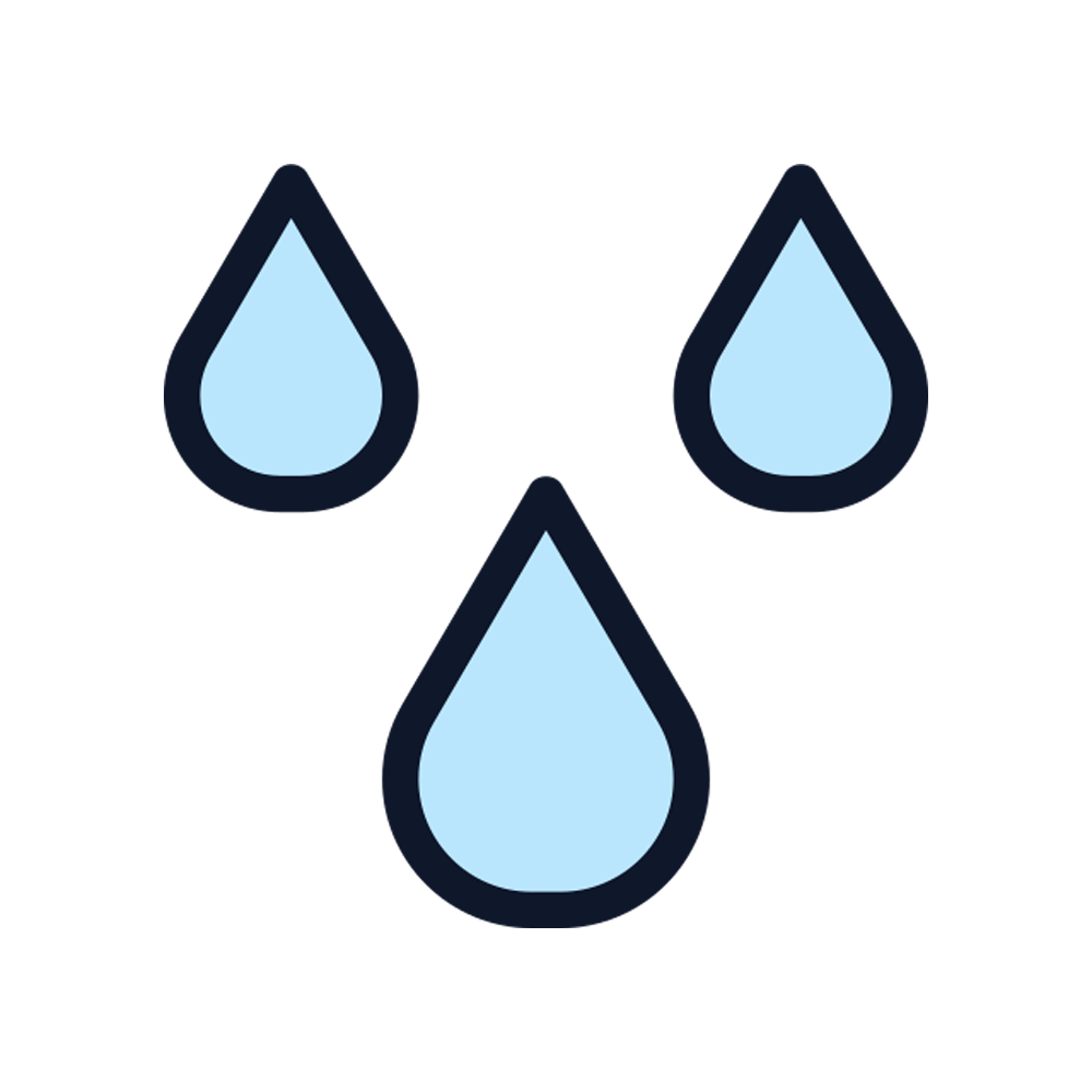 Paper Raindrops Free Sticker Transparent Clipart