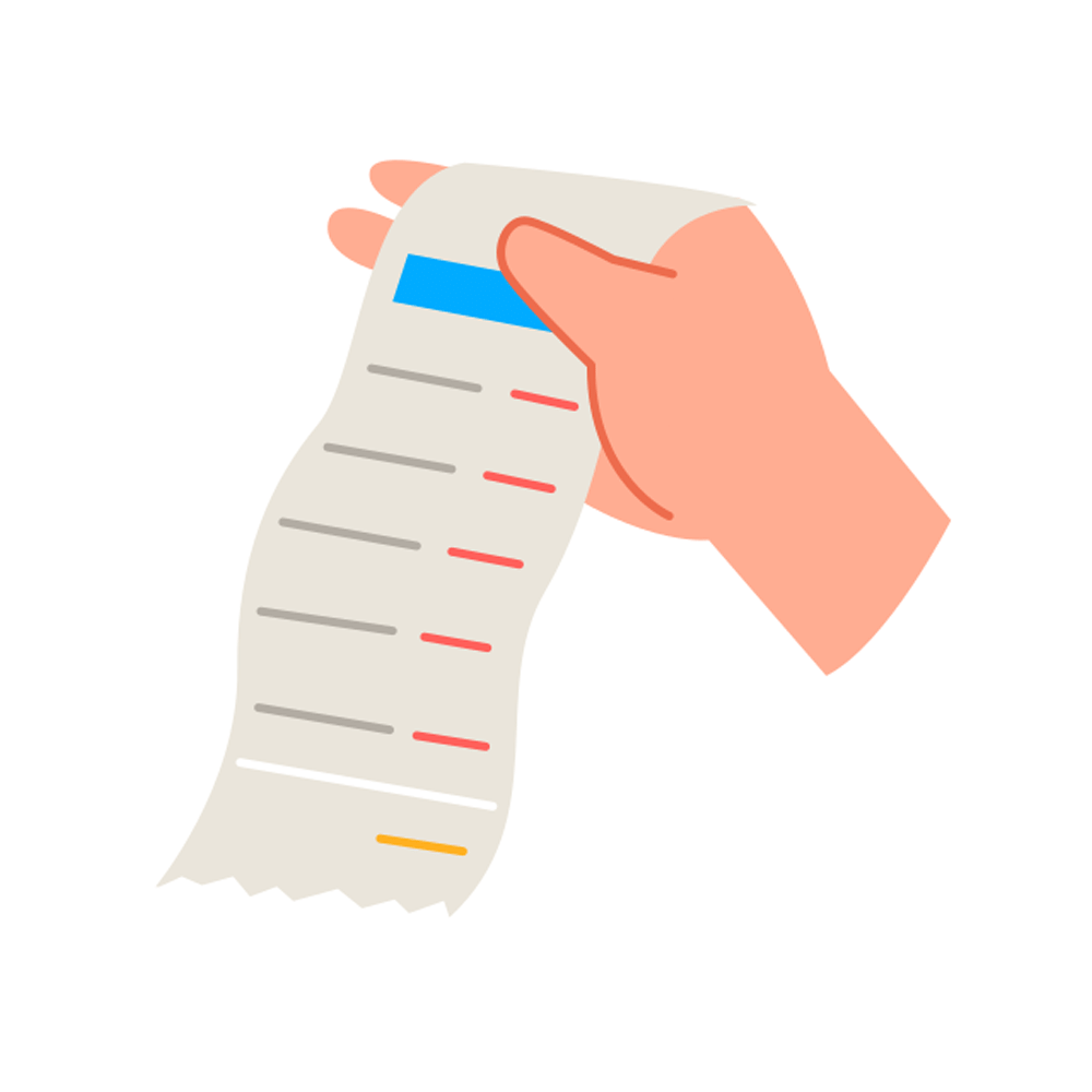 Receipt Free Sticker Transparent Image