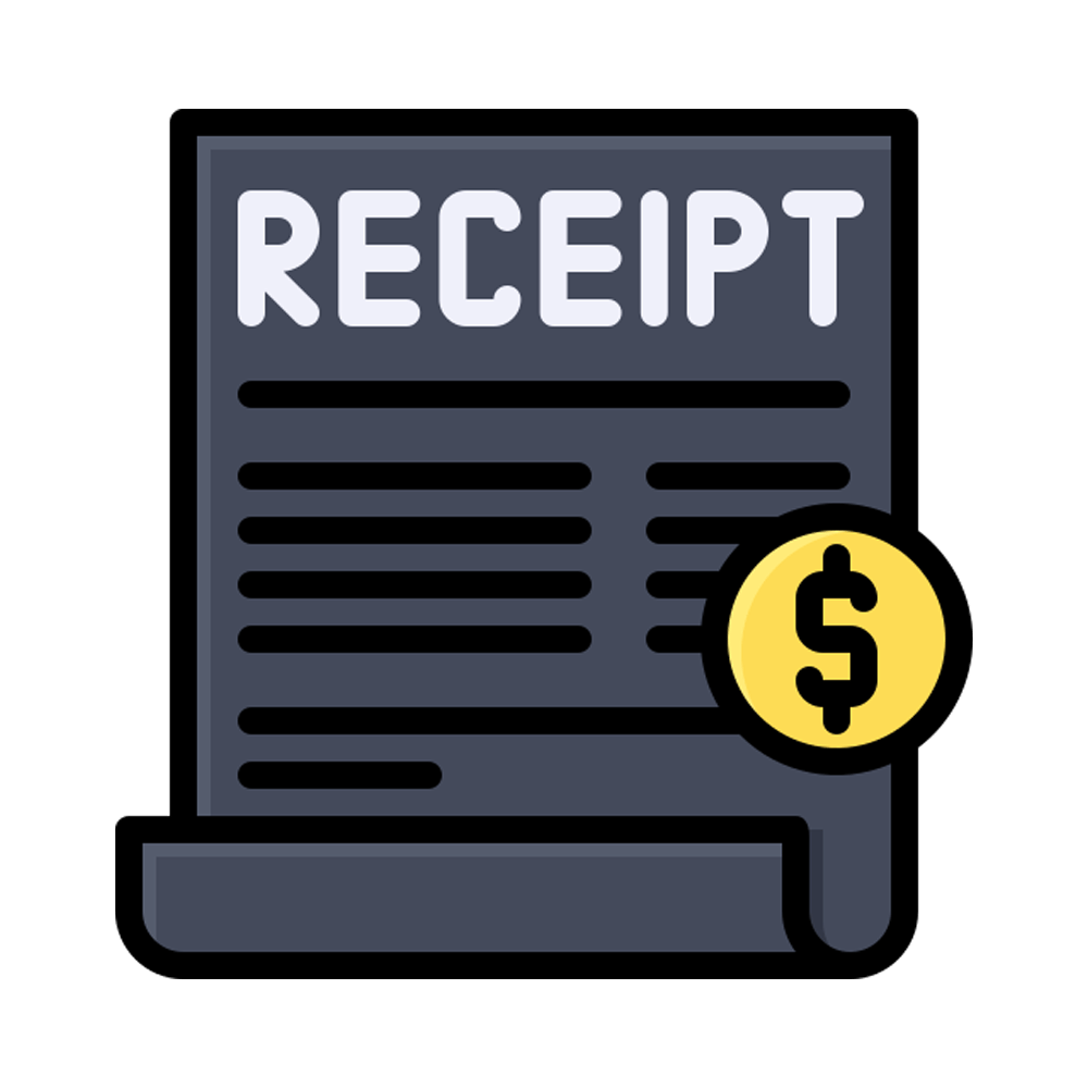Receipt Free Sticker Transparent Gallery