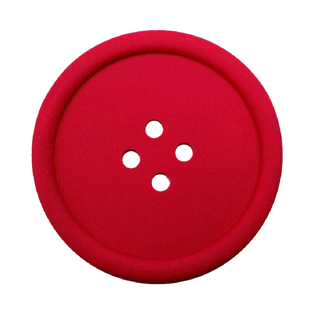Red Clothes Button Transparent Photo