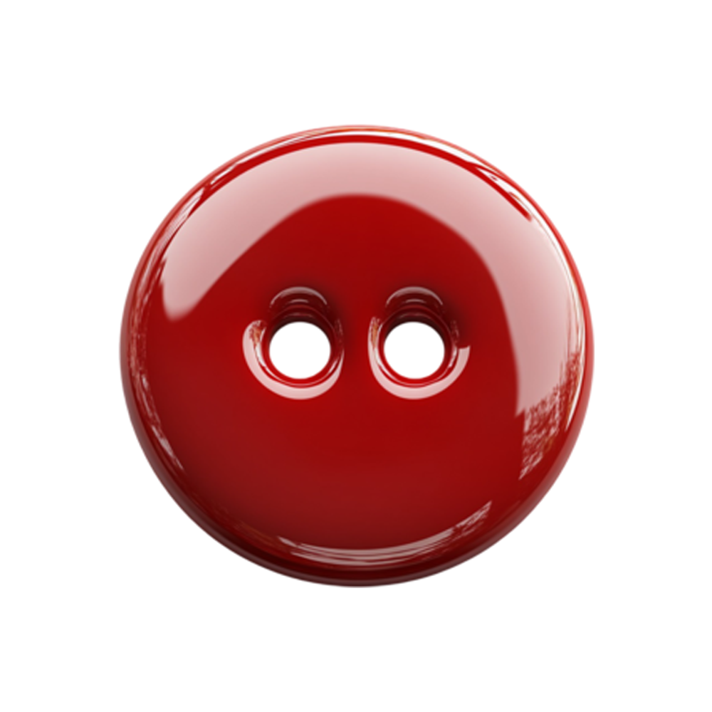 Red Clothes Button Transparent Picture
