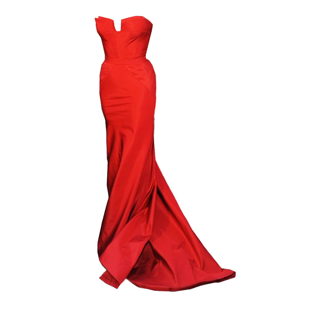 Red-Gown Transparent Clipart