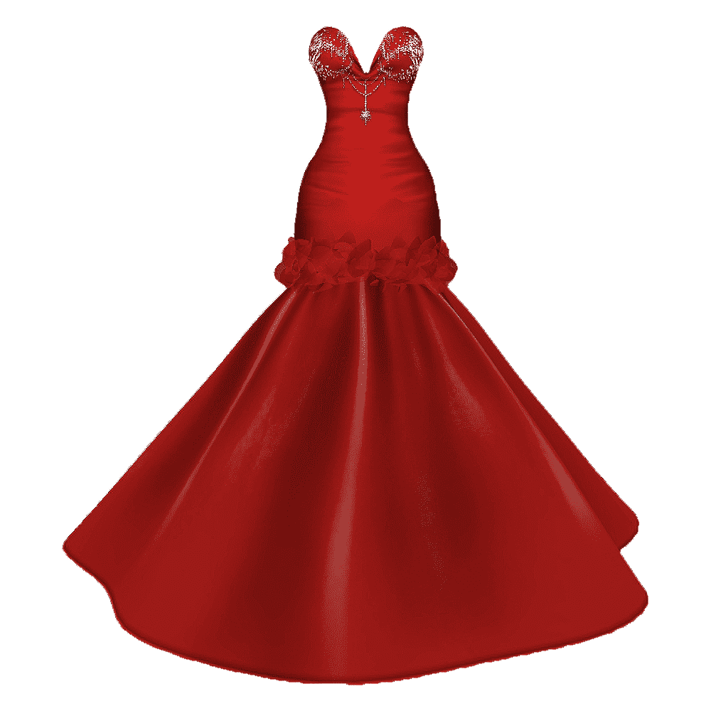 Red-Gown Transparent Gallery