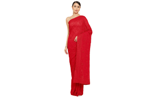 Red Saree PNG