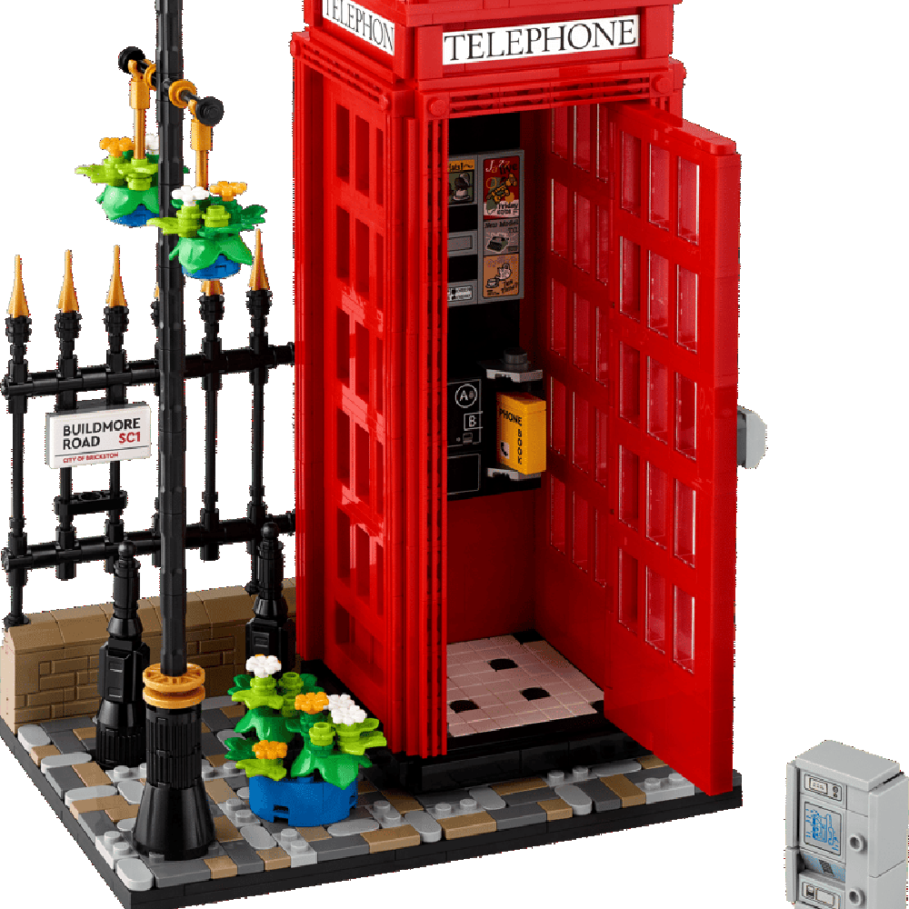 Red Telephone Box Transparent Picture