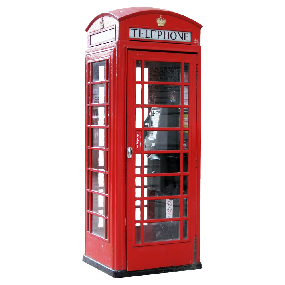 Red Telephone Box Transparent Gallery