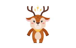 Reindeer Free Sticker PNG