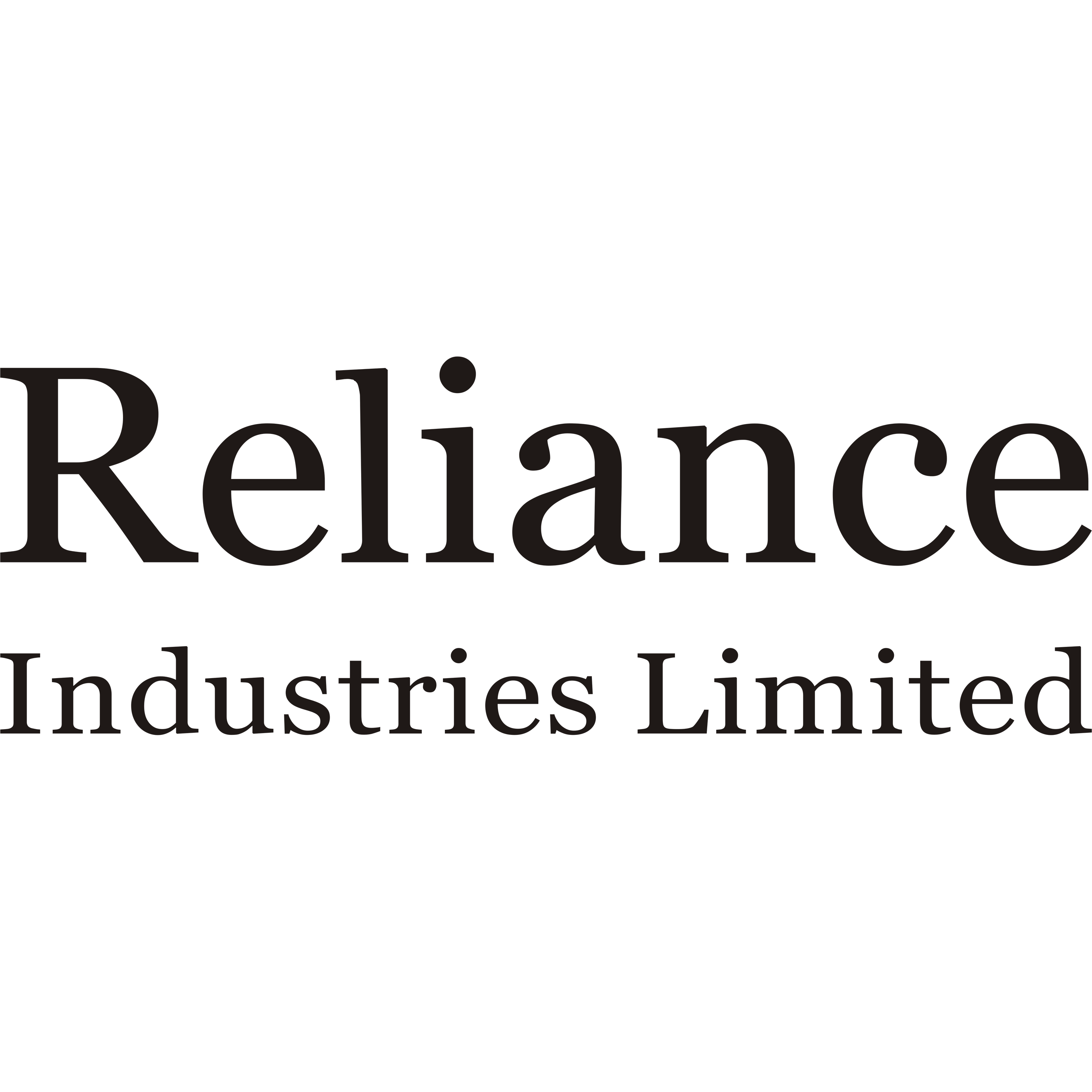 Reliance Industries Limited Logo Transparent Clipart